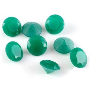 milky green jade glass gems