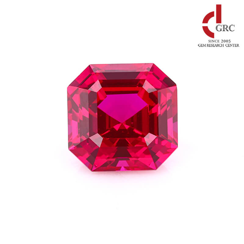 Bulk Wholesale Lab Grown Synthetic Ruby Red Color Asscher Cut 10x8mm Loose  gemstones China-Loose Gemstones Suppliers-FU RONG GEMS China