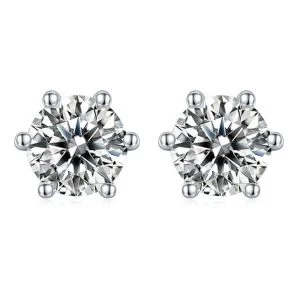 Moissanite earrings stud