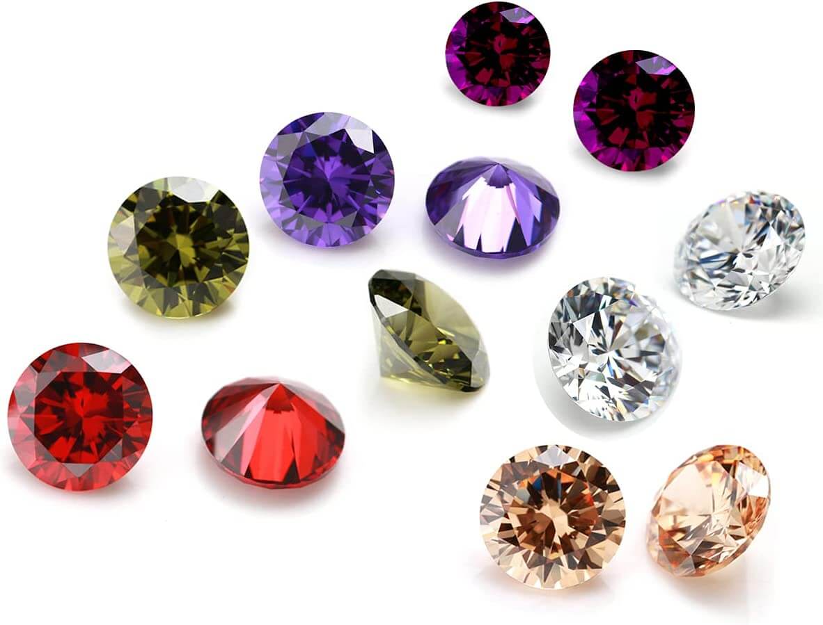 loose cubic zirconia gemstones