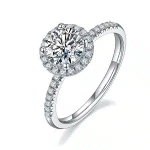 moissanite engagement rings