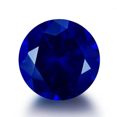 lab created blue sapphire 34#
