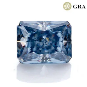 light blue Moissanite